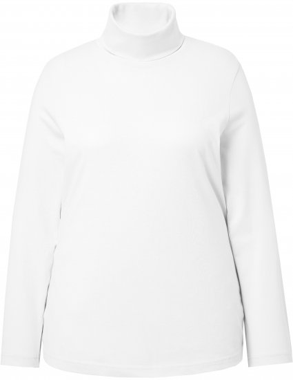 Ulla Popken Basic Long Sleeve Slim Fit Turtleneck Off-White - Sviitrid ja dressipluusid - 