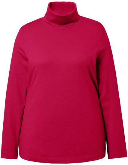 Ulla Popken Basic Long Sleeve Slim Fit Turtleneck Red - Sviitrid ja dressipluusid - 