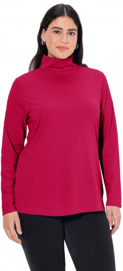 Ulla Popken Basic Long Sleeve Slim Fit Turtleneck Red - Sviitrid ja dressipluusid - 