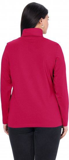 Ulla Popken Basic Long Sleeve Slim Fit Turtleneck Red - Sviitrid ja dressipluusid - 