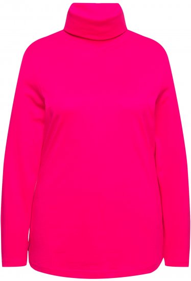 Ulla Popken Basic Long Sleeve Slim Fit Turtleneck Red Pink - Sviitrid ja dressipluusid - 