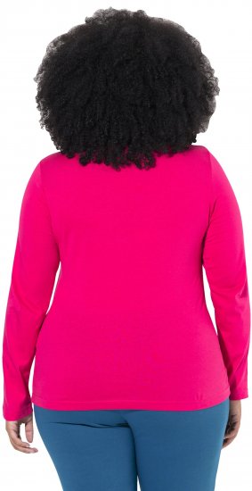 Ulla Popken Basic Long Sleeve Slim Fit Turtleneck Red Pink - Sviitrid ja dressipluusid - 