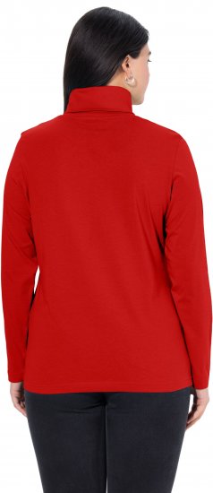 Ulla Popken Basic Long Sleeve Slim Fit Turtleneck Dark Berry - Sviitrid ja dressipluusid - 