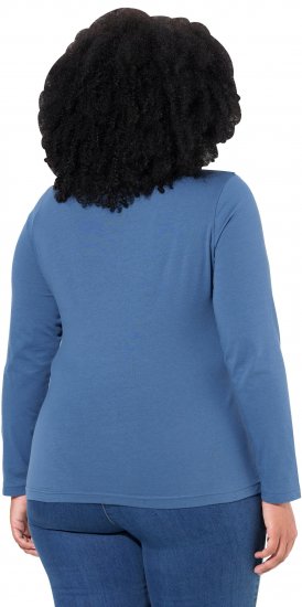 Ulla Popken Basic Long Sleeve Slim Fit Turtleneck Ink Blue - Sviitrid ja dressipluusid - 