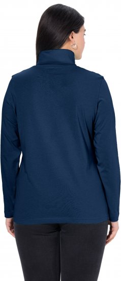 Ulla Popken Basic Long Sleeve Slim Fit Turtleneck Dark Blue - Sviitrid ja dressipluusid - 