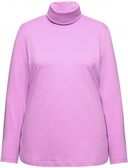 Ulla Popken Basic Long Sleeve Slim Fit Turtleneck Amethyst - Sviitrid ja dressipluusid - 