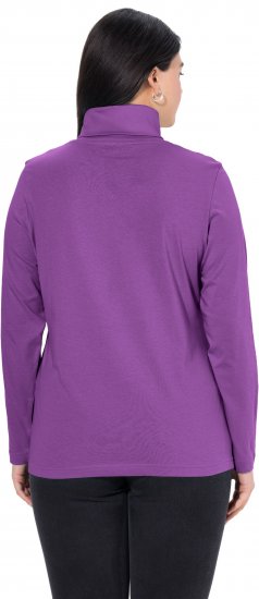 Ulla Popken Basic Long Sleeve Slim Fit Turtleneck Purple - Sviitrid ja dressipluusid - 