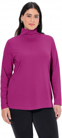 Ulla Popken Basic Long Sleeve Slim Fit Turtleneck Berry - Sviitrid ja dressipluusid - 