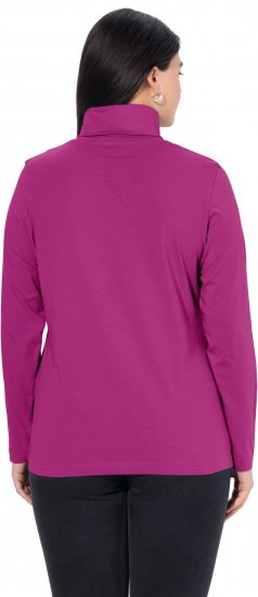 Ulla Popken Basic Long Sleeve Slim Fit Turtleneck Berry - Sviitrid ja dressipluusid - 