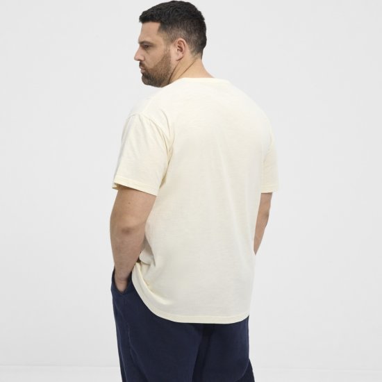 North Latitude T-shirt Printed Short Sleeve Off-White - T-särgid - Suured T-särgid 2XL – 14XL