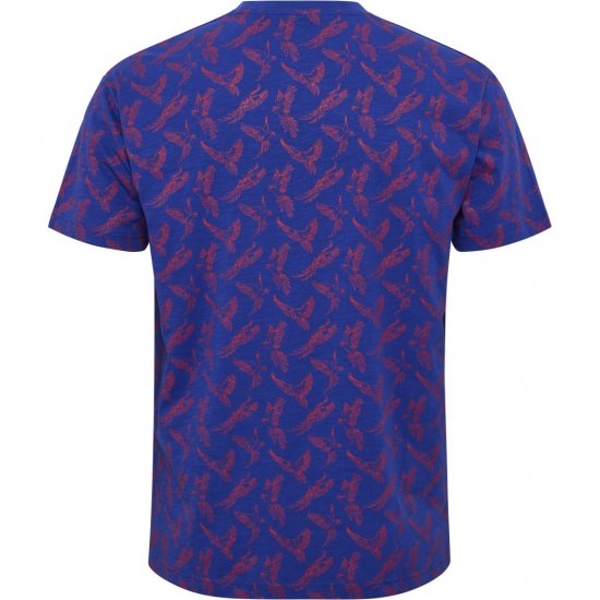 North Latitude T-Shirt Printed Allover Blue - T-särgid - Suured T-särgid 2XL – 14XL