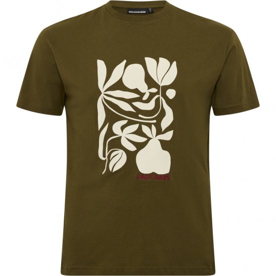 North Latitude T-Shirt Lazy Days Green - T-särgid - Suured T-särgid 2XL – 14XL