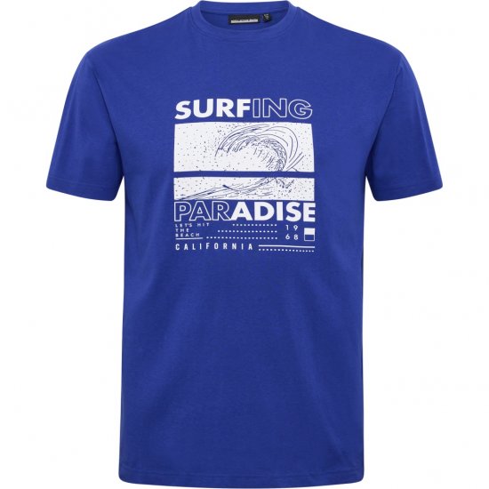 North Latitude T-Shirt Printed Blue - T-särgid - Suured T-särgid 2XL – 14XL