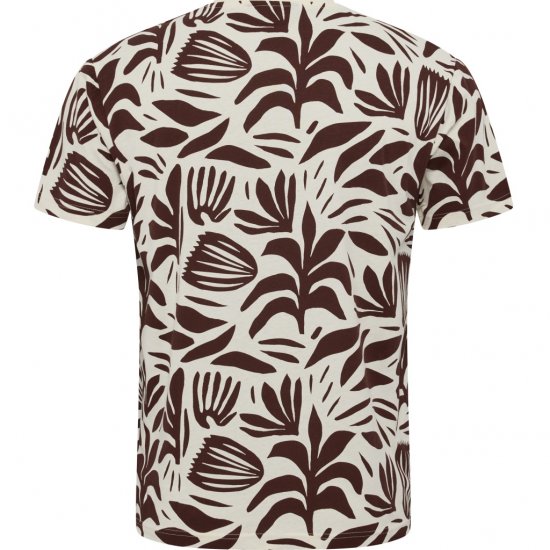 North Latitude T-Shirt Printed Allover Bordeaux - T-särgid - Suured T-särgid 2XL – 14XL