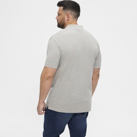 North Latitude Polo Short Sleeve Grey - Polosärgid - Meeste suured polosärgid 2XL – 8XL
