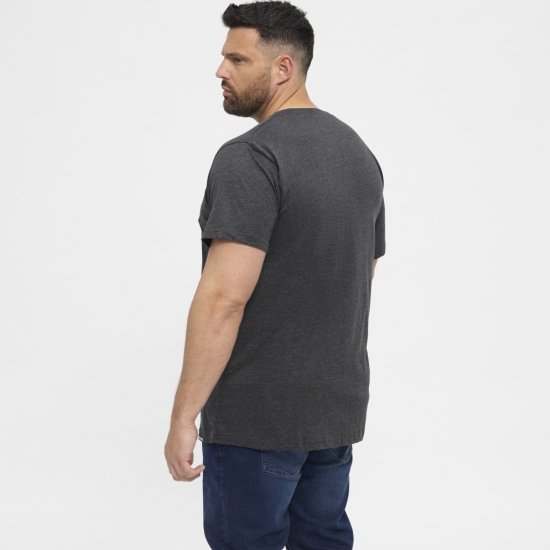 North Latitude T-Shirt 2-Pack Dark Grey Melange - T-särgid - Suured T-särgid 2XL – 14XL