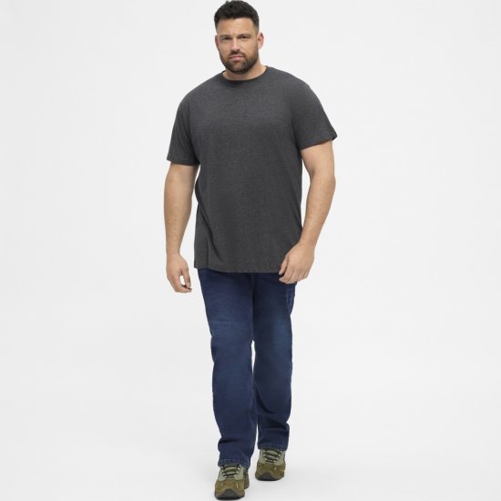 North Latitude T-Shirt 2-Pack Dark Grey Melange - T-särgid - Suured T-särgid 2XL – 14XL