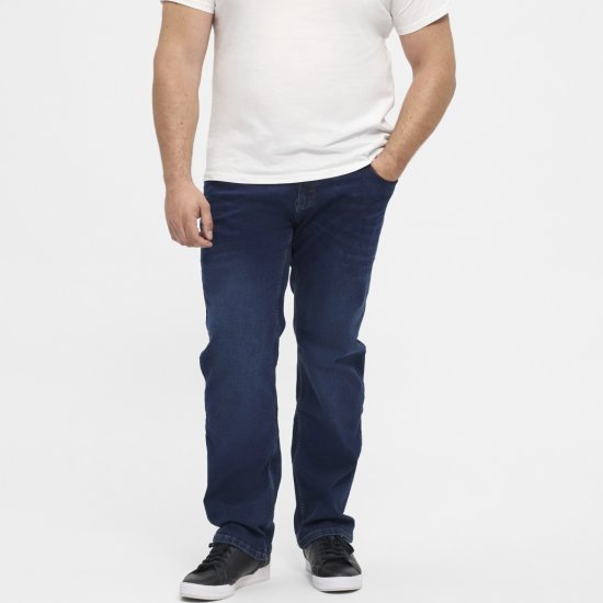 North Latitude Jeans Ringo Blue Used Wash - Teksad ja püksid - Meeste suured teksad W40 – W70