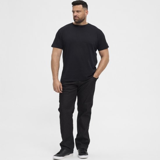 North Latitude Jeans Mick Black Stone Wash - Teksad ja püksid - Meeste suured teksad W40 – W70