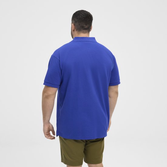 North Latitude Polo Pique Short Sleeve Cobalt Blue - Polosärgid - Meeste suured polosärgid 2XL – 8XL