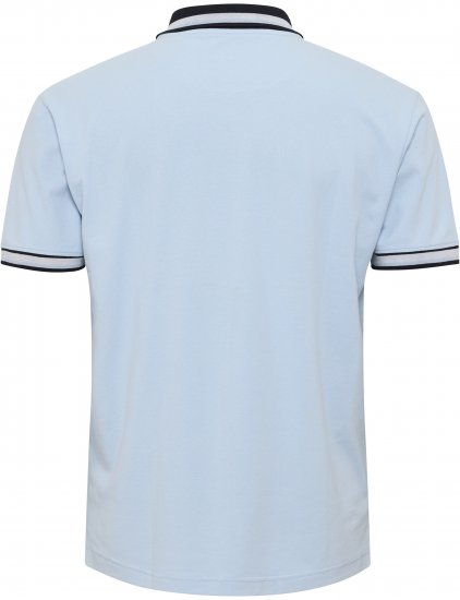 North Latitude Polo Pique Short Sleeve Light Blue - Polosärgid - Meeste suured polosärgid 2XL – 8XL