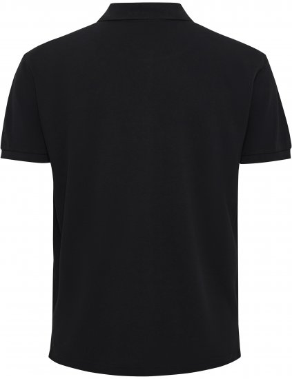 North Latitude Polo Pique Short Sleeve Black - Polosärgid - Meeste suured polosärgid 2XL – 8XL