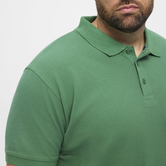 North Latitude Polo Short Sleeve Green - Polosärgid - Meeste suured polosärgid 2XL – 8XL