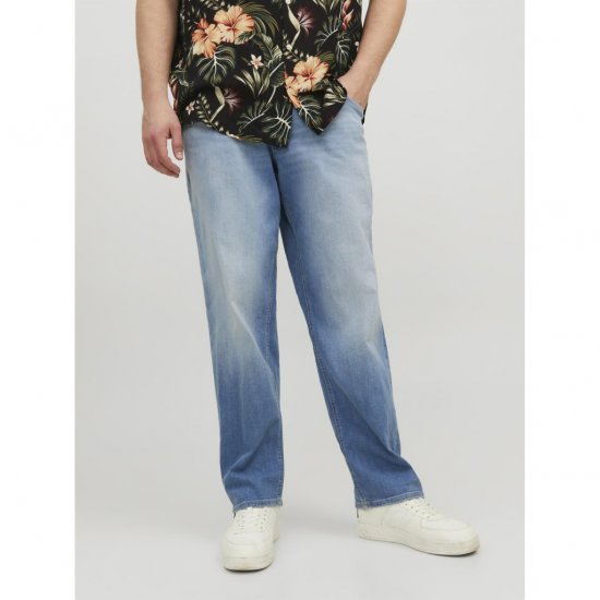 Jack & Jones MIKE ORIGINAL GE 314 Blue Denim - Teksad ja püksid - Meeste suured teksad W40 – W70