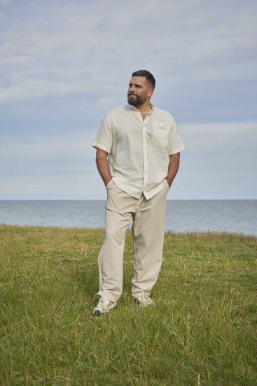 North Latitude 51143 Dress Pants Jog Style Beige - Teksad ja püksid - Meeste suured teksad W40 – W70