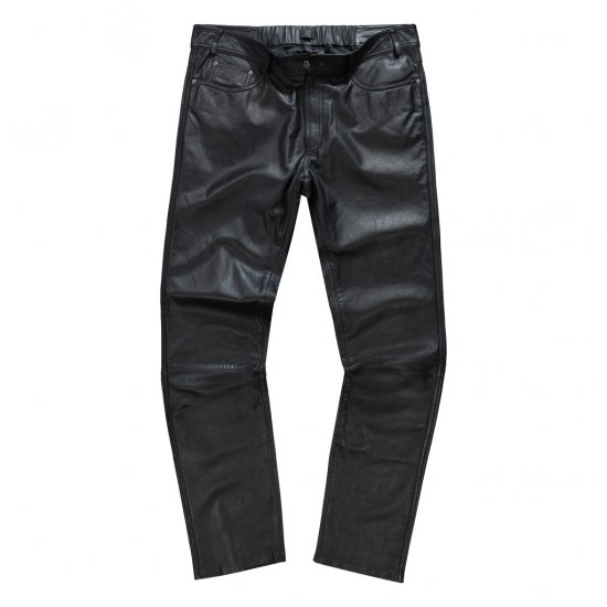 JP1880 Leather Pants Regular Fit Finest Lamb Nappa Black - Teksad ja Püksid - Meeste suured teksad W40 – W70