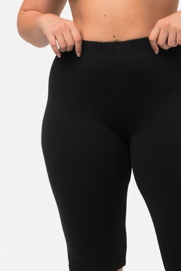 Ulla Popken Stretch Knit Bike Shorts Black - Ulla Popken - Ulla Popken suured suurused
