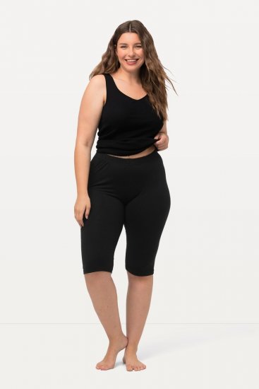 Ulla Popken Stretch Knit Bike Shorts Black - Ulla Popken - Ulla Popken suured suurused