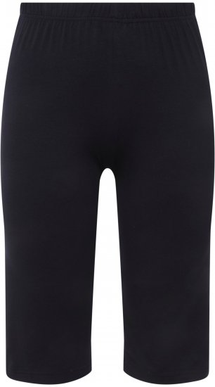 Ulla Popken Stretch Knit Bike Shorts Blue - Teksad & Püksid Suuremates Suurustes – Plus Size - 