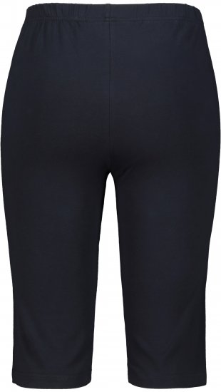 Ulla Popken Stretch Knit Bike Shorts Blue - Teksad & Püksid Suuremates Suurustes – Plus Size - 