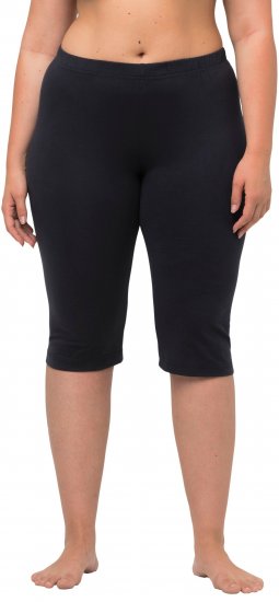 Ulla Popken Stretch Knit Bike Shorts Blue - Teksad & Püksid Suuremates Suurustes – Plus Size - 