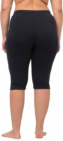 Ulla Popken Stretch Knit Bike Shorts Blue - Teksad & Püksid Suuremates Suurustes – Plus Size - 