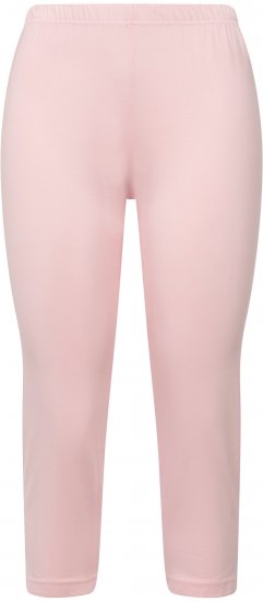 Ulla Popken Basic Stretch Knit Capris Pink - Teksad & Püksid Suuremates Suurustes – Plus Size - 