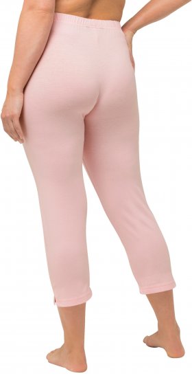 Ulla Popken Basic Stretch Knit Capris Pink - Teksad & Püksid Suuremates Suurustes – Plus Size - 