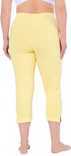 Ulla Popken Basic Stretch Knit Capris Orange - Teksad & Püksid Suuremates Suurustes – Plus Size - 
