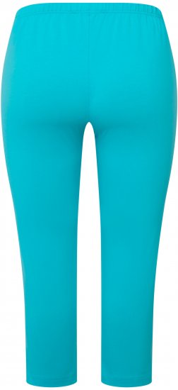 Ulla Popken Basic Stretch Knit Capris Blue - Teksad & Püksid Suuremates Suurustes – Plus Size - 