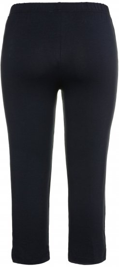 Ulla Popken Basic Stretch Knit Capris Navy - Teksad & Püksid Suuremates Suurustes – Plus Size - 