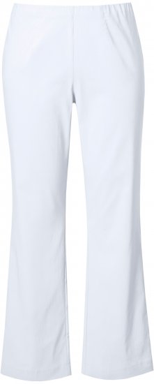 Ulla Popken Classic Stretch Bengaline Comfort Pants Snow White - Teksad & Püksid Suuremates Suurustes – Plus Size - 