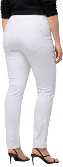 Ulla Popken Sienna Stretch Twill Jeggings Snow White - Teksad & Püksid Suuremates Suurustes – Plus Size - 