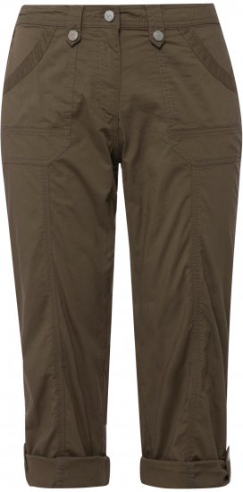 Ulla Popken Roll Tab Hem Stretch Cargo Pants Green - Teksad & Püksid Suuremates Suurustes – Plus Size - 