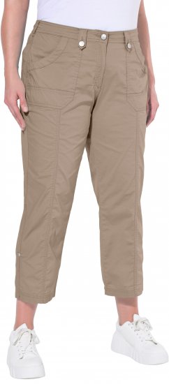Ulla Popken Roll Tab Hem Stretch Cargo Pants Orange - Teksad & Püksid Suuremates Suurustes – Plus Size - 
