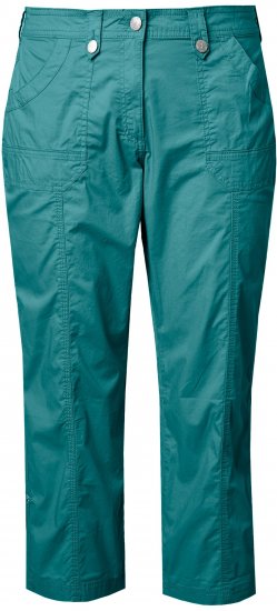 Ulla Popken Roll Tab Hem Stretch Cargo Pants Teal - Teksad & Püksid Suuremates Suurustes – Plus Size - 