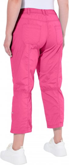 Ulla Popken Roll Tab Hem Stretch Cargo Pants Pink - Teksad & Püksid Suuremates Suurustes – Plus Size - 