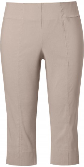 Ulla Popken Bengaline Elastic Waist Stretch Capri Pants Orange - Teksad & Püksid Suuremates Suurustes – Plus Size - 