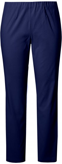 Ulla Popken Bengaline Slim Leg Sienna Fit Elastic Waist Pants Blue - Teksad & Püksid Suuremates Suurustes – Plus Size - 
