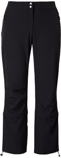 Ulla Popken Zip Off Reflective Detail Funtional Powerstretch Pants Black - Teksad & Püksid Suuremates Suurustes – Plus Size - 